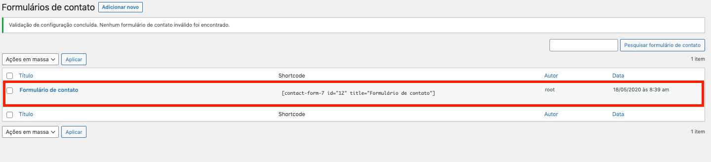 Vis�o geral p�gina de contato