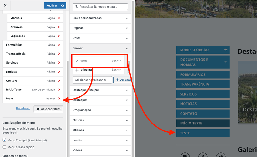 Adicionar novo �tem