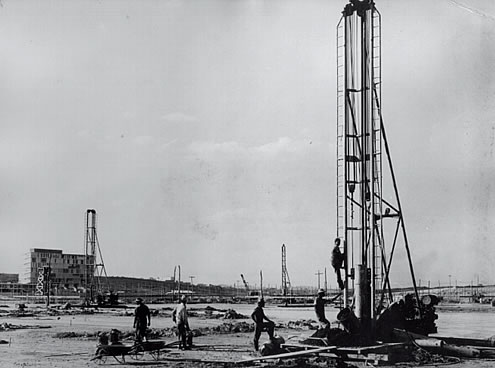 Obras no campus Pampulha (d&eacute;cada de 1970)