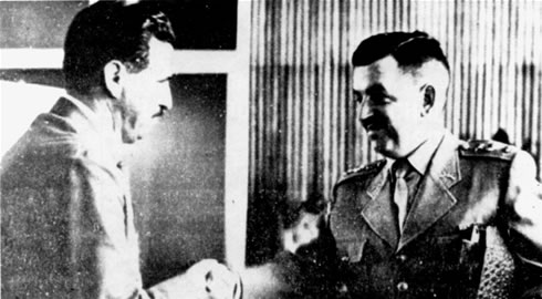 Reitor Alu&iacute;sio Pimenta reassume o cargo ocupado pelo interventor, tenente-coronel Expedito Orsi Pimenta (1964)