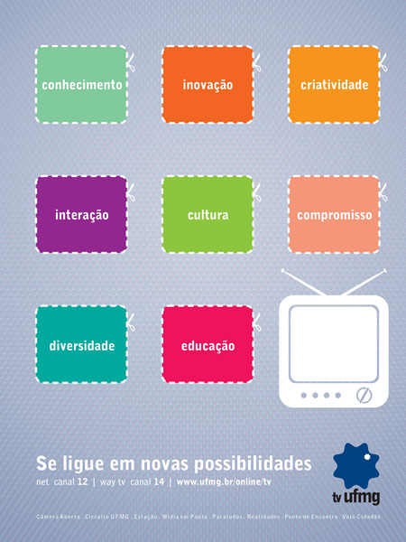 An&uacute;ncio da TV UFMG: se ligue em novas possibilidades