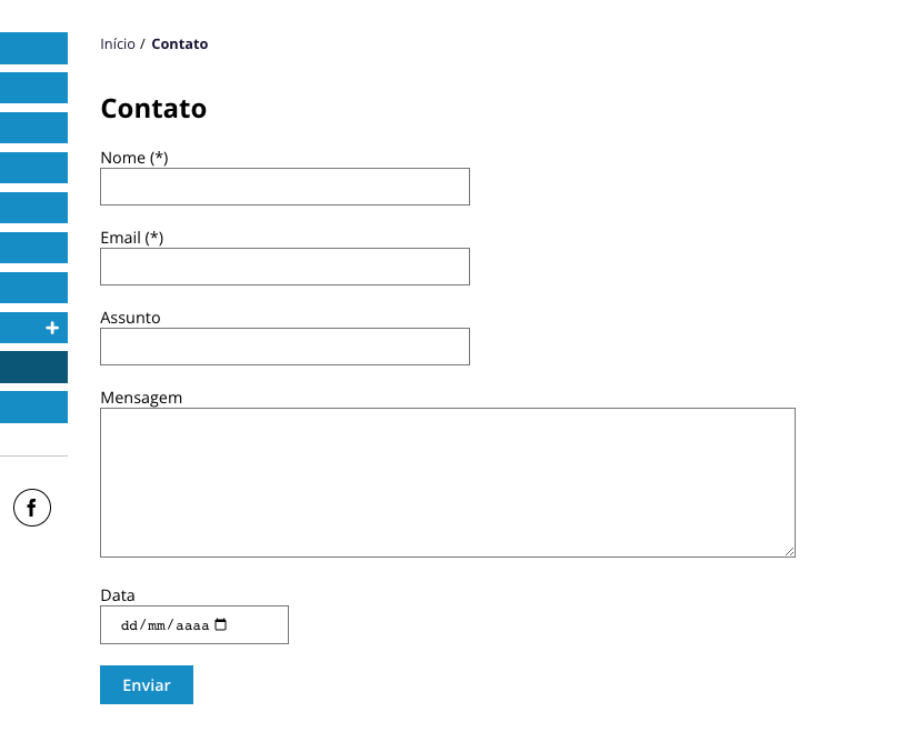 Visão final modificar contato