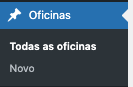 Menu localizado oficinas